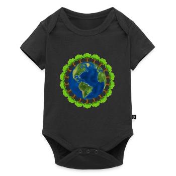 worldtree - Baby Premium short-sleeve bodysuit - black - Front