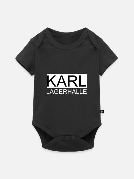 Karl Lagerhalle - Funny Shirt - Baby Premium Kurzarmbody - Schwarz