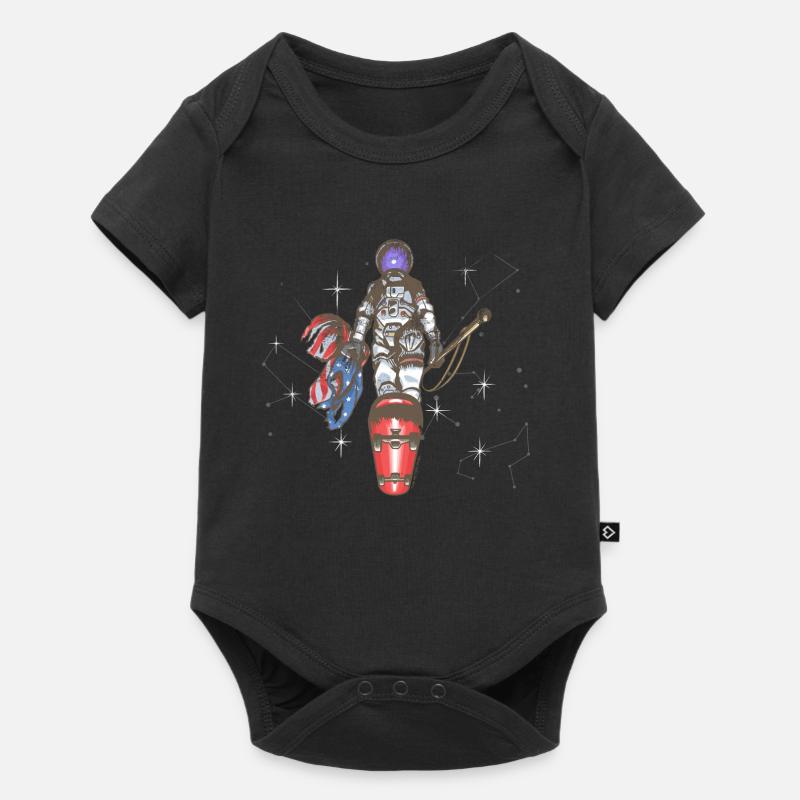 Le dernier astronaute - Body à manches courtes Premium Bébé - noir