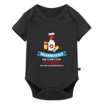 Pharmacien - Examen de pharmacie de pharmacien cadeau - Body à manches courtes Premium Bébé - noir - Devant