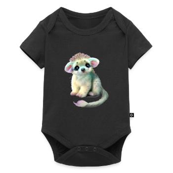 Cuddle Baby Animal - Baby Premium short-sleeve bodysuit - black - Front