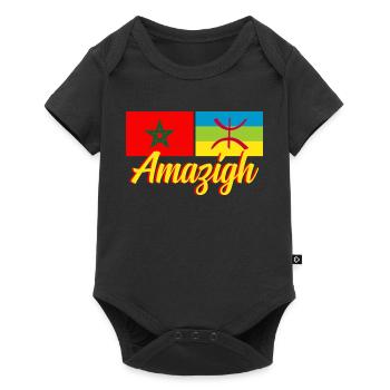 Maroc Amazigh - Body à manches courtes Premium Bébé - noir - Devant