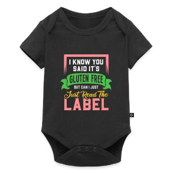 Funny Celiac Allergy Shirt It's Gluten Free - Baby Premium short-sleeve bodysuit - black - Front