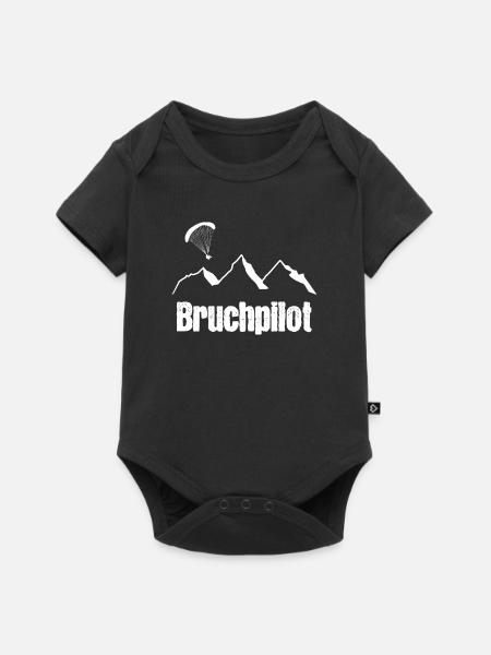 Bruchpilot - Baby Premium Kurzarmbody - Schwarz