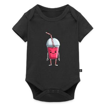 J’aime le milk-shake - Body à manches courtes Premium Bébé - noir - Devant