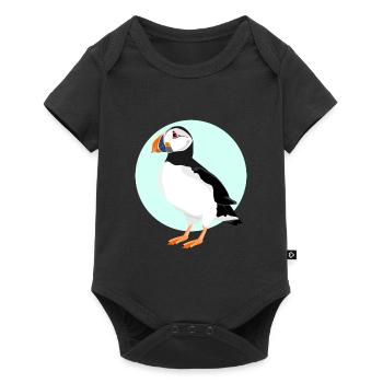 macareux - Body à manches courtes Premium Bébé - noir - Devant