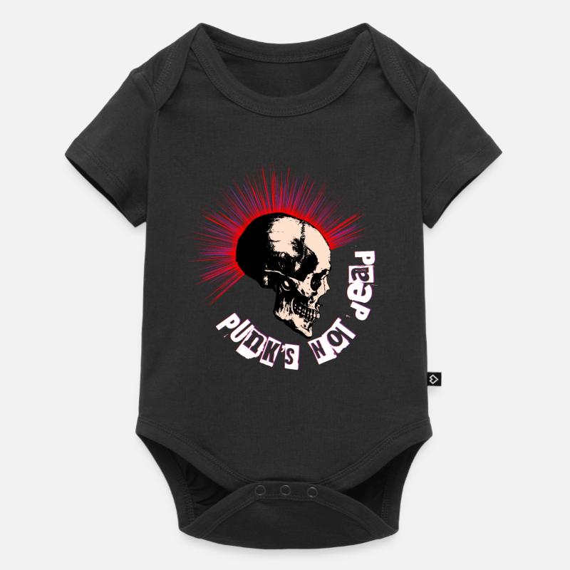 Le punk n'est pas mort - Body à manches courtes Premium Bébé - noir