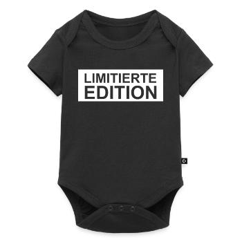 Geometrisches Muster mit leuchtenden Akzenten - Baby Premium Kurzarmbody - Schwarz - Vorne