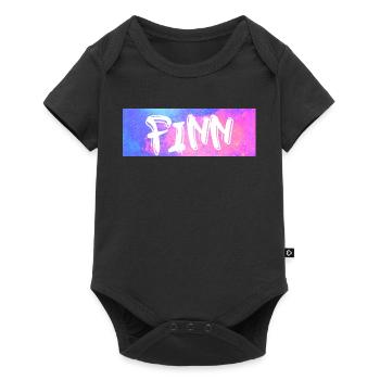 Finn : Neon Graffiti Galaxy - Body à manches courtes Premium Bébé - noir - Devant