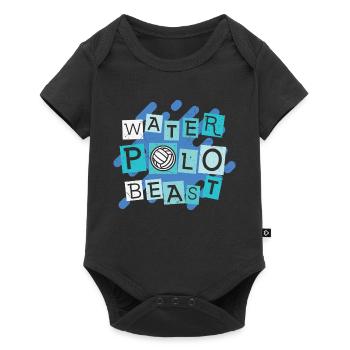 Water Polo Beast - Baby Premium short-sleeve bodysuit - black - Front