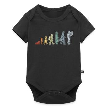 Electrician Life Cycle - Baby Premium short-sleeve bodysuit - black - Front