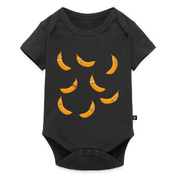 Dessert banana - Baby Premium short-sleeve bodysuit - black - Front