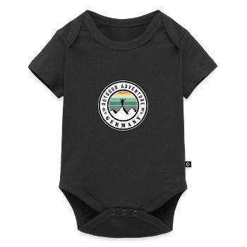 Outdoor Adventure Germany - Baby Premium short-sleeve bodysuit - black - Front