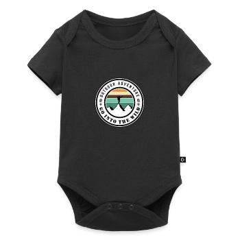 Outdoor adventure - Baby Premium short-sleeve bodysuit - black - Front
