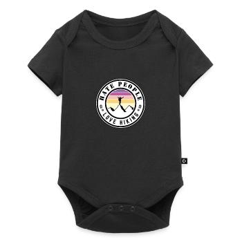 Les gens détestent la randonnée - Body à manches courtes Premium Bébé - noir - Devant