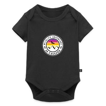 Wildlife adventure is calling - Baby Premium short-sleeve bodysuit - black - Front