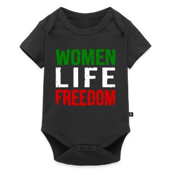 Women life freedom iran - Body à manches courtes Premium Bébé - noir - Devant