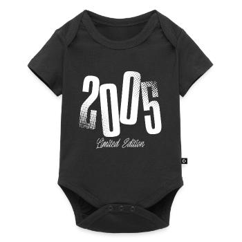 2005 Année de naissance Anniversaire Année de naissance - Body à manches courtes Premium Bébé - noir - Devant