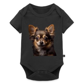 Cute Chihuahua - Gift idea for - Baby Premium short-sleeve bodysuit - black - Front