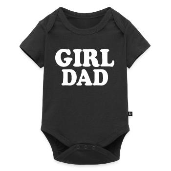 Girl dad - Body à manches courtes Premium Bébé - noir - Devant