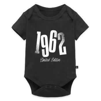 1962 Anniversaire de naissance Année de construction - Body à manches courtes Premium Bébé - noir - Devant