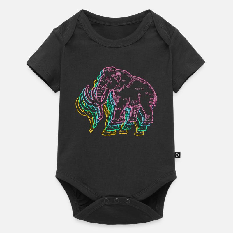 Mammouth - Body à manches courtes Premium Bébé - noir