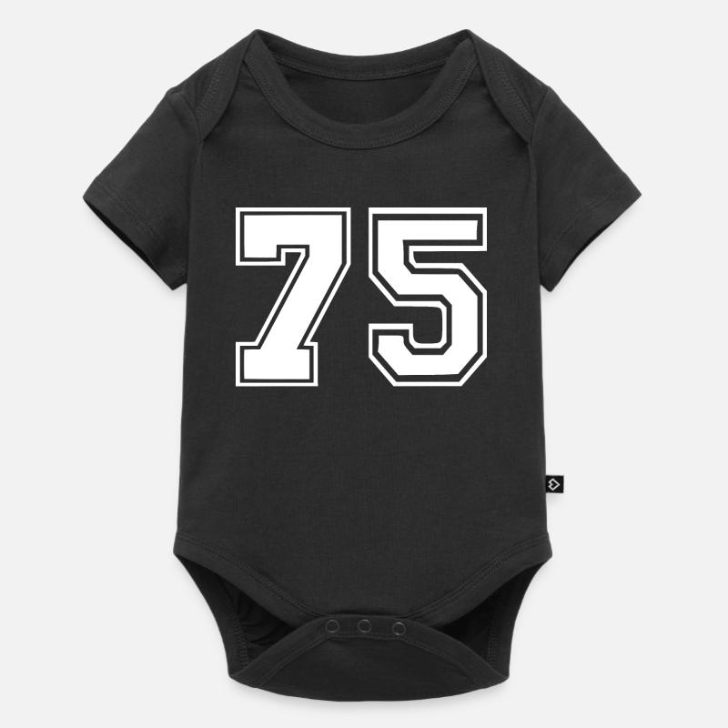 75 - Baby Premium Kurzarmbody - Schwarz