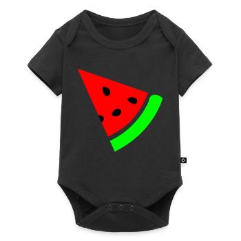 Pastèque - Body à manches courtes Premium Bébé - noir - Devant