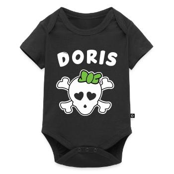 Pirate Doris Design pour les filles et les femmes - Body à manches courtes Premium Bébé - noir - Devant