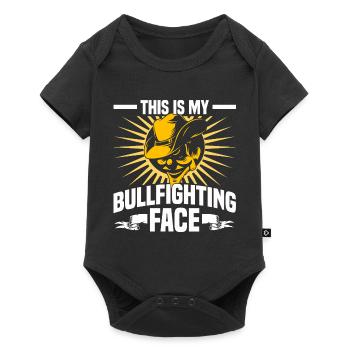 Rodeo - Baby Premium Kurzarmbody - Schwarz - Vorne