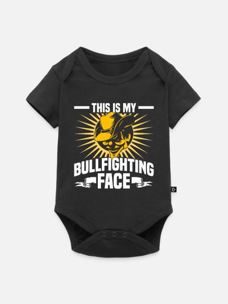 Rodeo - Baby Premium Kurzarmbody - Schwarz