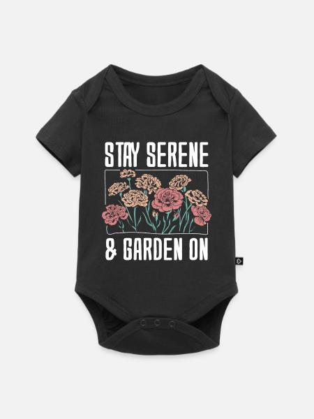 Landschaftsgärtner - Baby Premium Kurzarmbody - Schwarz