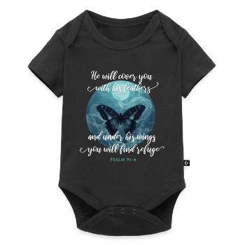 Christian Quote Bible Verse Religious - Baby Premium short-sleeve bodysuit - black - Front