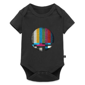 Retro Screen Vibes - Baby Premium short-sleeve bodysuit - black - Front