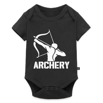 Archery Archer - Baby Premium short-sleeve bodysuit - black - Front