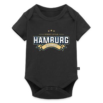 Hambourg - Body à manches courtes Premium Bébé - noir - Devant