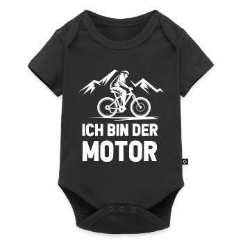 Bicycle Mountain Bike Road Bike E-Bike Cyclist - Baby Premium short-sleeve bodysuit - black - Front