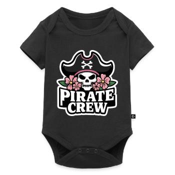 Pirate Pirate Carnaval Halloween - Body à manches courtes Premium Bébé - noir - Devant