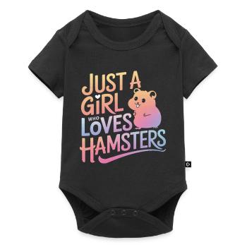 Hamster - Baby Premium short-sleeve bodysuit - black - Front
