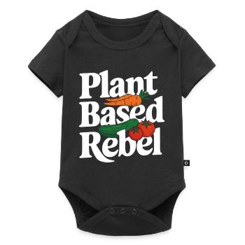 Végétarien Végétalien Végétarien Végétarien - Body à manches courtes Premium Bébé - noir - Devant