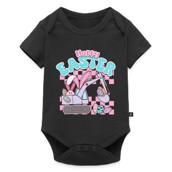 Joyeuses Pâques - Body à manches courtes Premium Bébé - noir - Devant