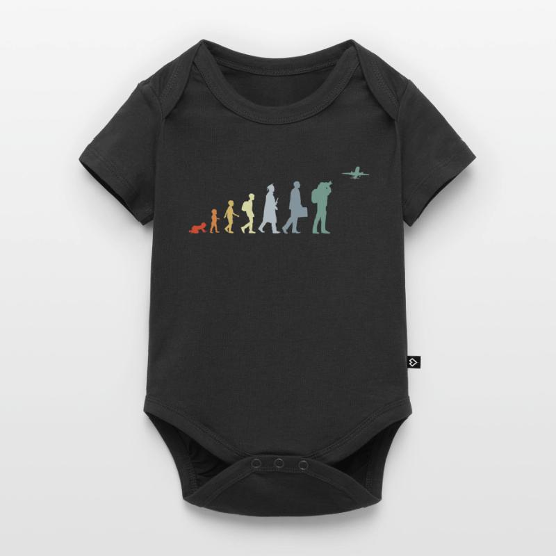 Flugzeugbeobachter Evolution Baby Premium Kurzarmbody