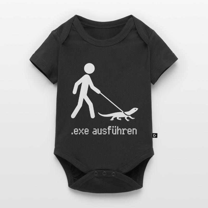 EXE Run Admin Computer Scientist Programmer Baby Premium short-sleeve bodysuit