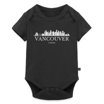 Vancouver Skyline, Vancouver Canada - Body à manches courtes Premium Bébé - noir - Devant