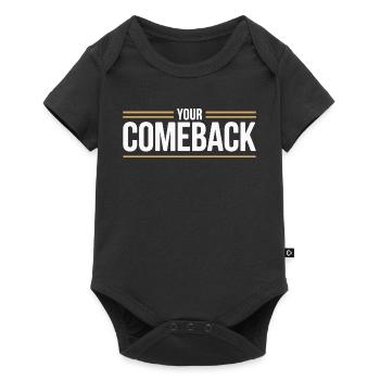revenir - Body à manches courtes Premium Bébé - noir - Devant