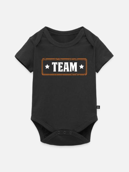 team - Baby Premium Kurzarmbody - Schwarz