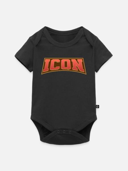 Icon - Baby Premium Kurzarmbody - Schwarz