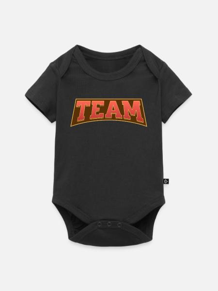 Team - Baby Premium Kurzarmbody - Schwarz