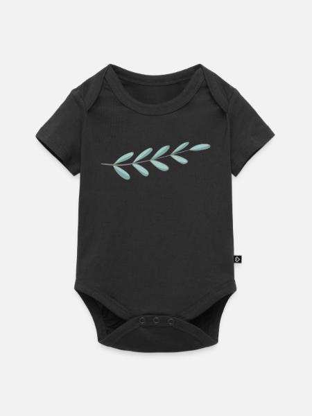 Zweig - Baby Premium Kurzarmbody - Schwarz