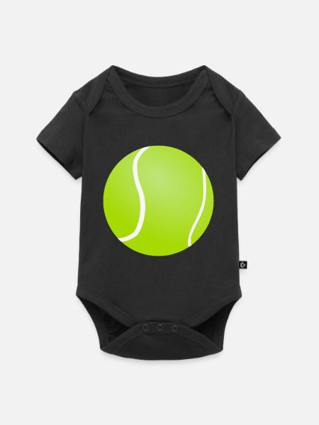 Tennis Ball - Baby Premium Kurzarmbody - Schwarz